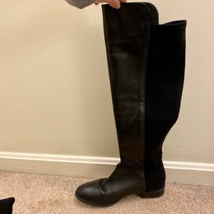 Knee High Black Clark Boots